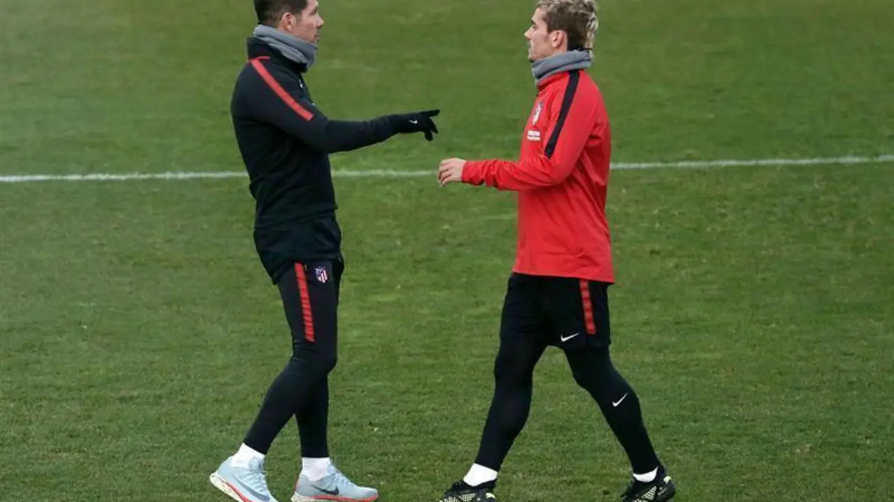 Simeone y Griezmann - efe