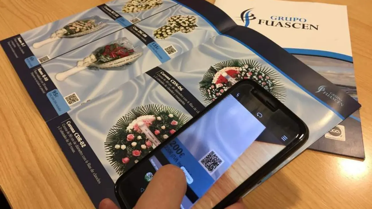 Servicio de venta de flores online que ofrece Fuascen. - SSV