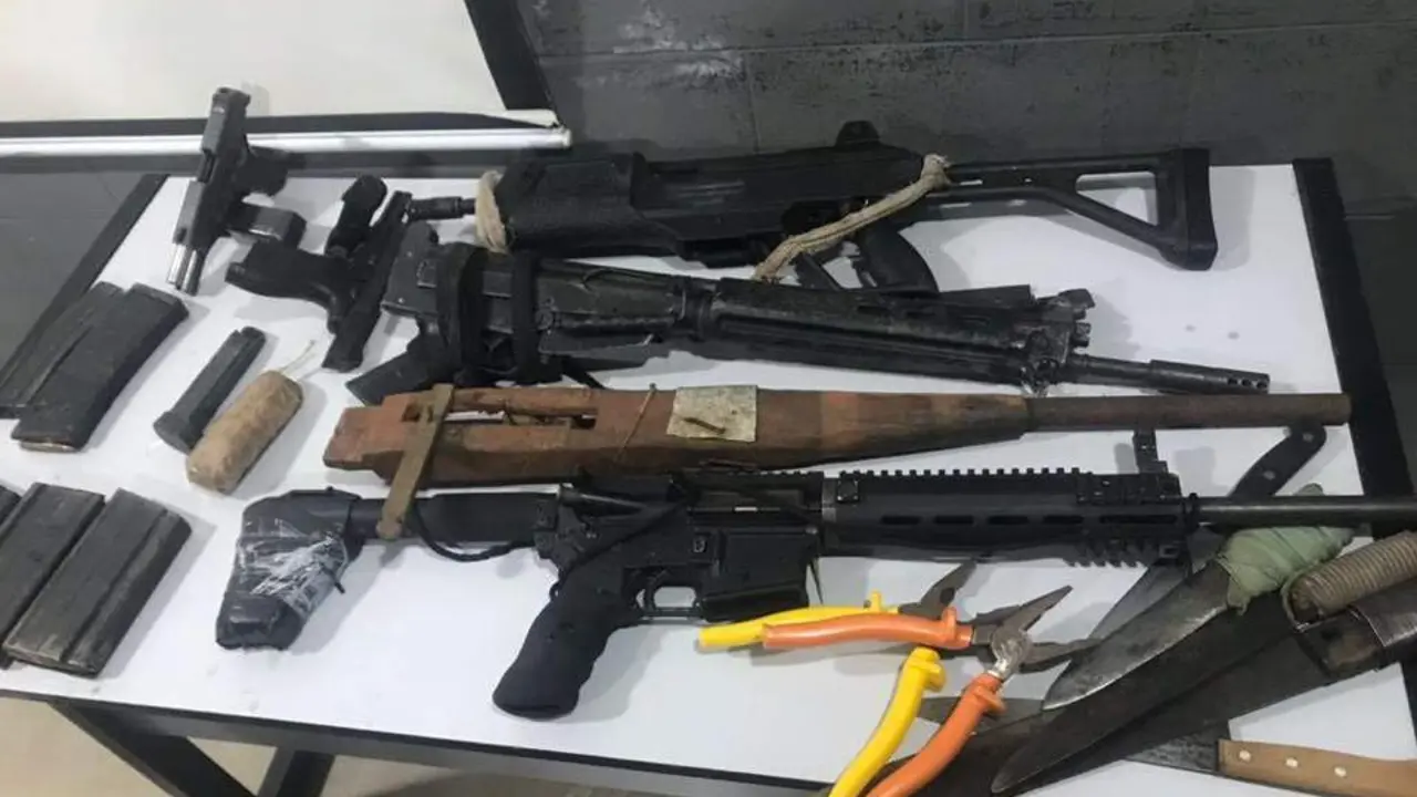 Armas incautadas. - EFE