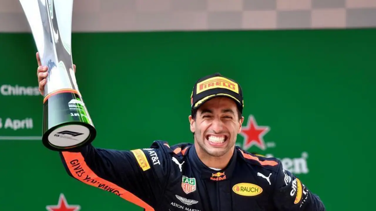 El Red Bull de Ricciardo se proclama campe&oacute;n del Gran Premio de China