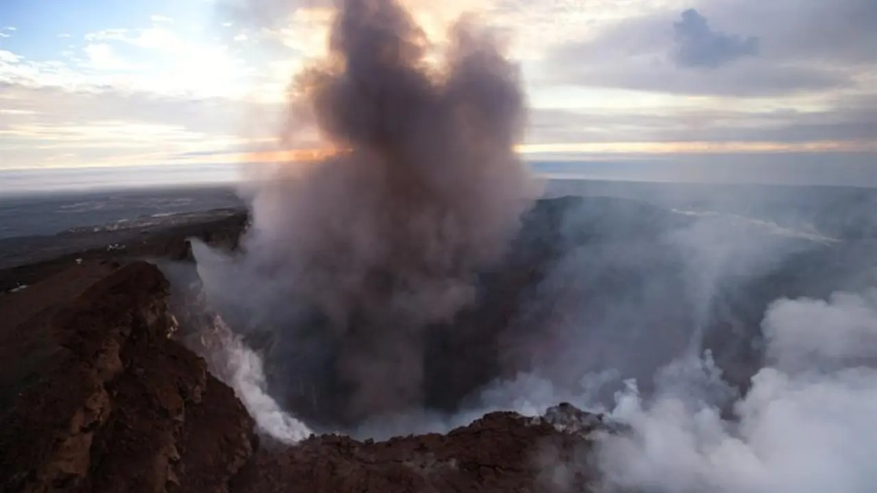 El volc&aacute;n Kilauea. - EFE
