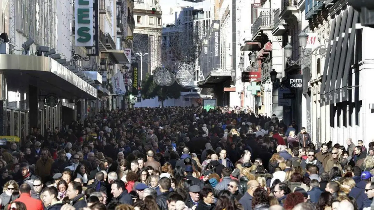 Calle Preciados. - EFE