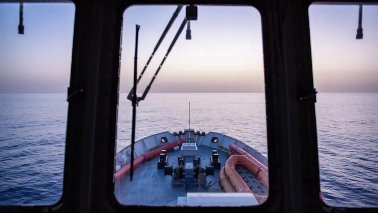 Amanecer desde el Aquarius. - EFE