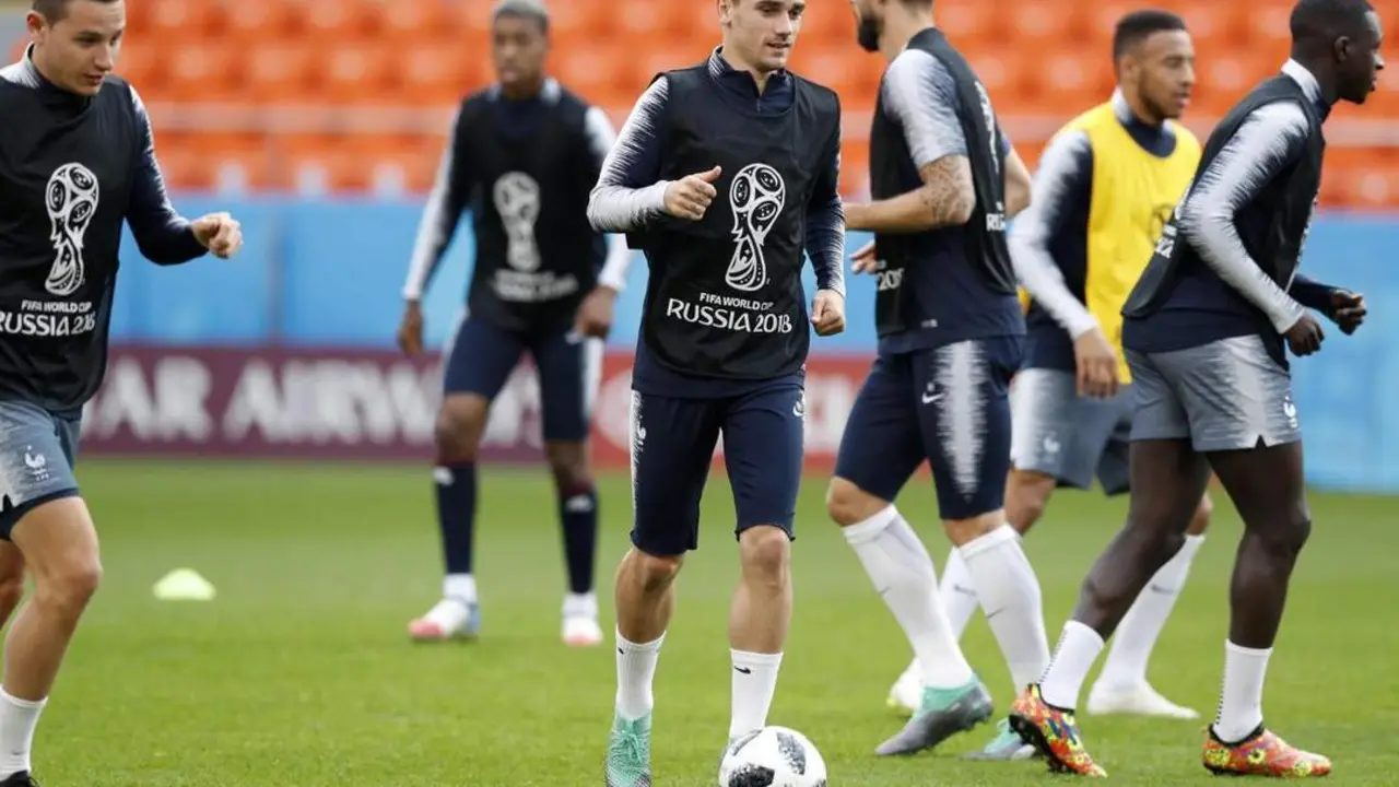 Entrenamiento de Francia. - EFE