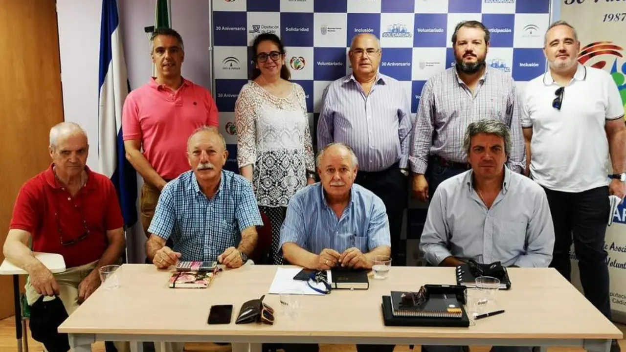 Alvaro de la Calle en la reuni&oacute;n con Solidaridad - Jerezanos