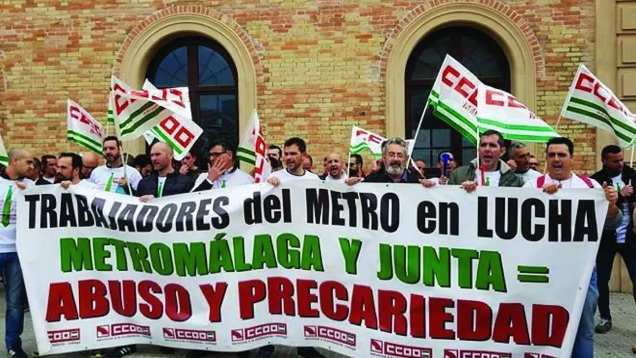 Protesta plantilla del metro (archivo) - VM