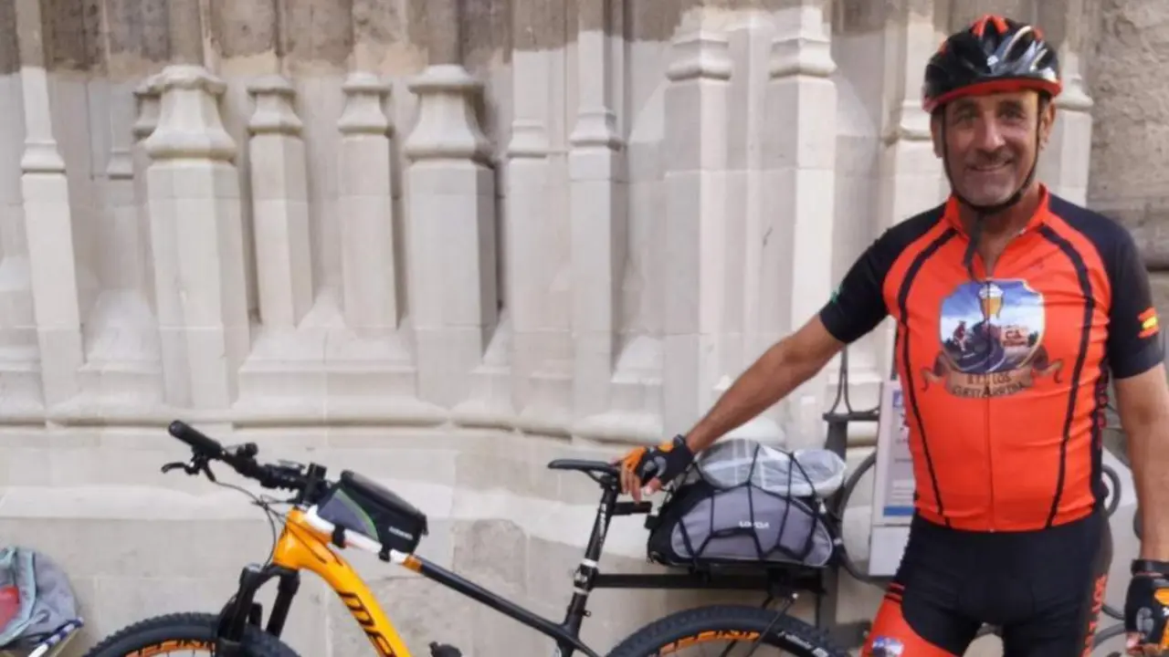 Diego Cordero, peregrino y enfermo de c&aacute;ncer. - CEDIDA