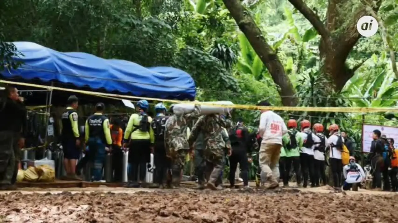 Fallece un buzo en el rescate de los ni&ntilde;os en cueva de Tailandia