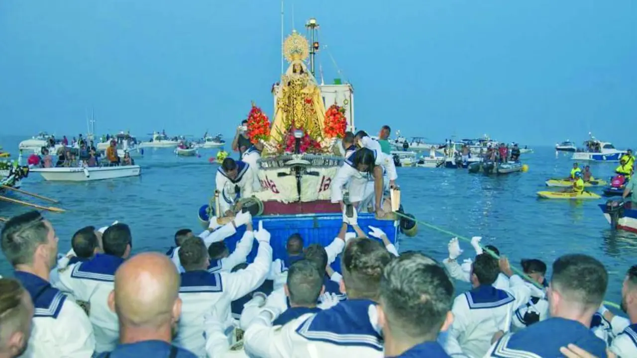 Virgen del Carmen en Torremolinos. - V.M.