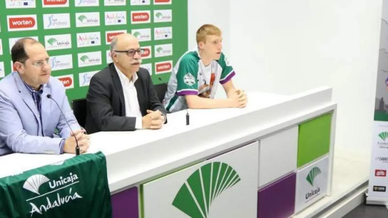 Eduardo Garc&iacute;a en la presentaci&oacute;n del All Star Minibasket. - Unicaja CB