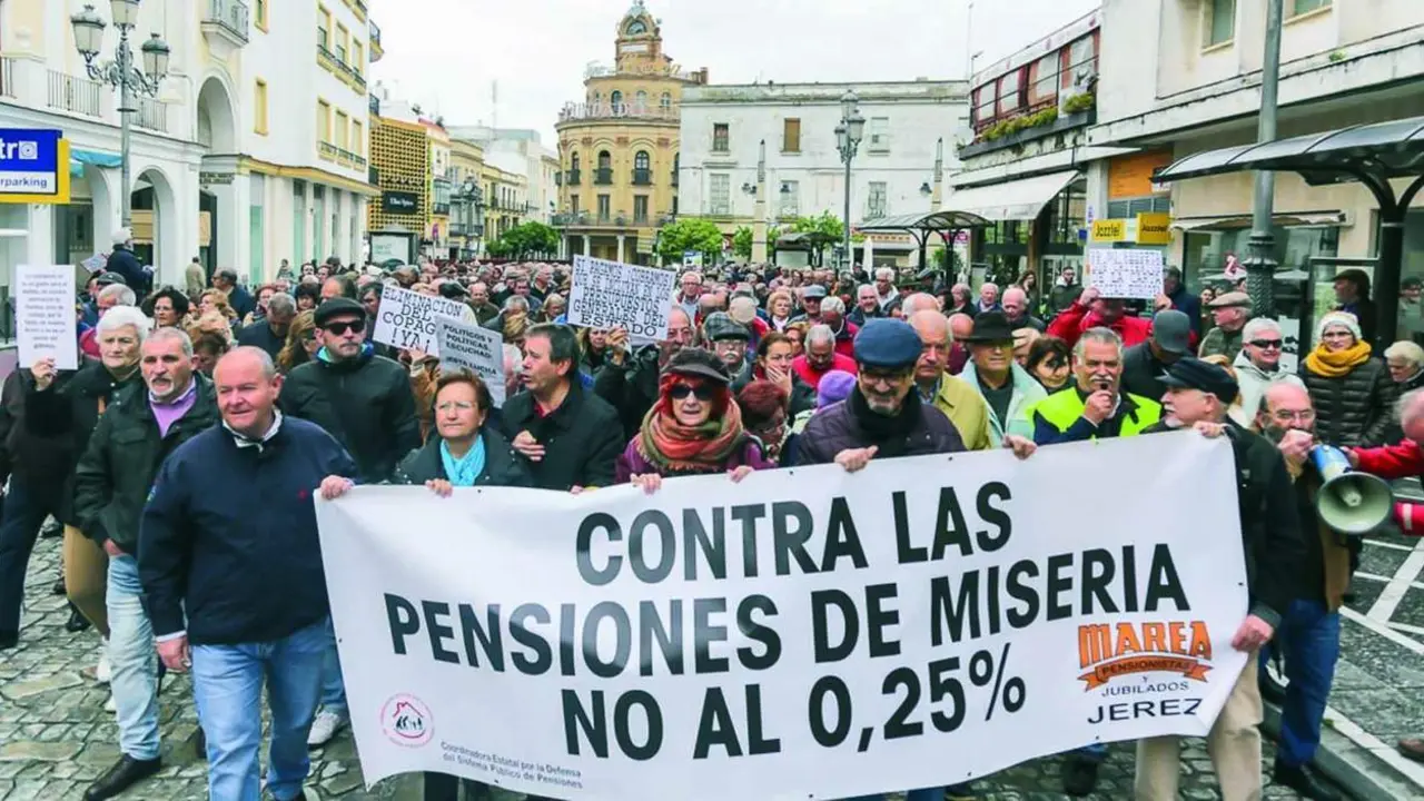 La manifestaci&oacute;n multitudinaria del pasado marzo en Jerez - Cristo Garc&iacute;a