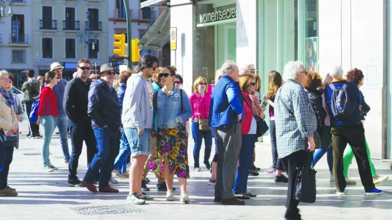 Tristas en el centro de M&aacute;laga. - M. Villodres