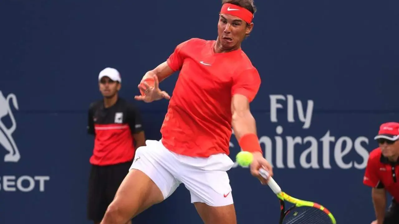 Rafa Nadal, en Toronto. - EFE
