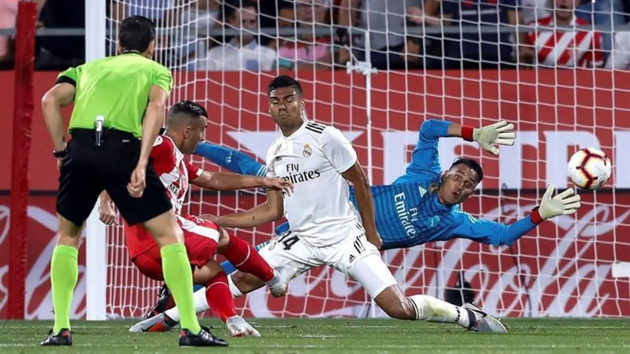 El Real Madrid, l&iacute;der tras remontar en Girona