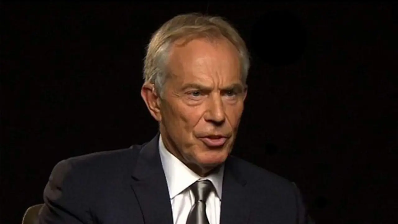 Tony Blair. | E.P./CNN.