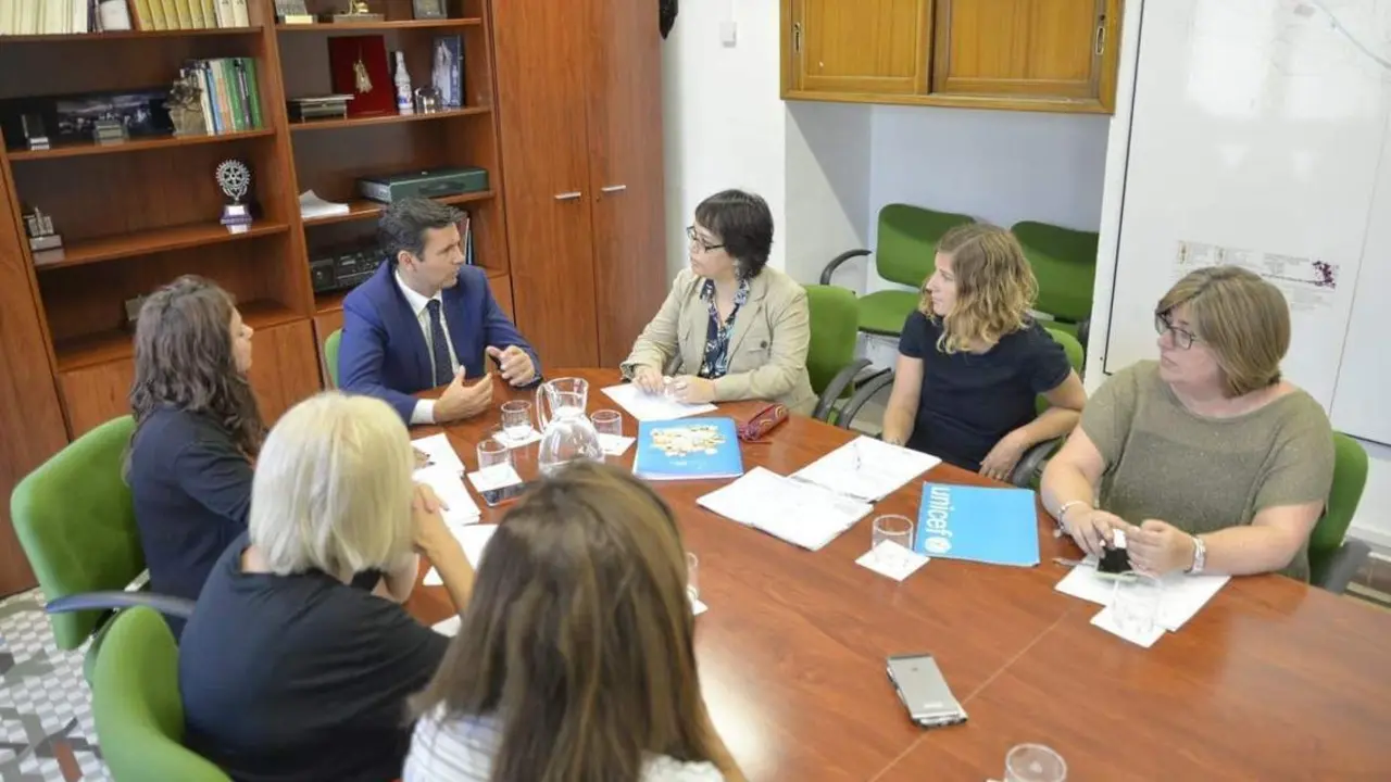 Reuni&oacute;n con Unicef. - Europa Press