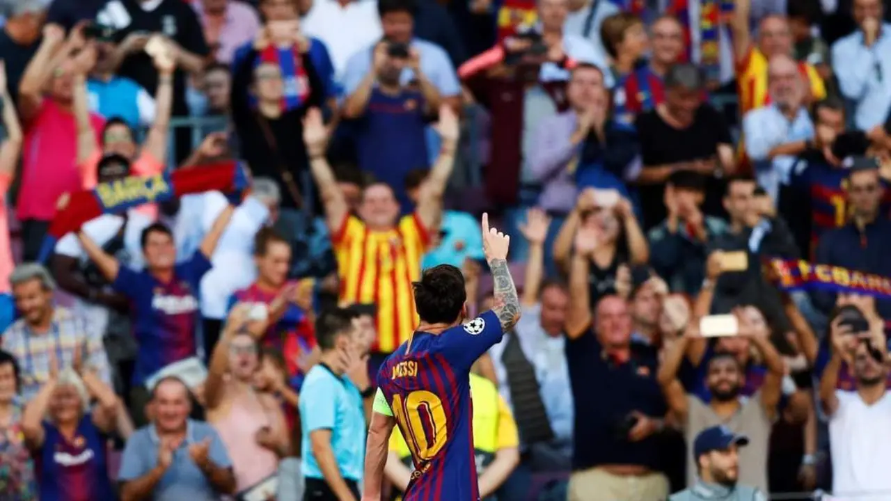 Messi y Demb&eacute;l&eacute; dan al Bar&ccedil;a una goleada trabajada contra el PSV