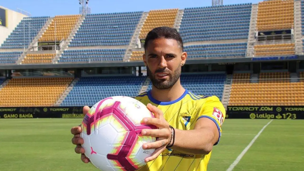 El cadista Sergio S&aacute;nchez. - C&aacute;diz CF