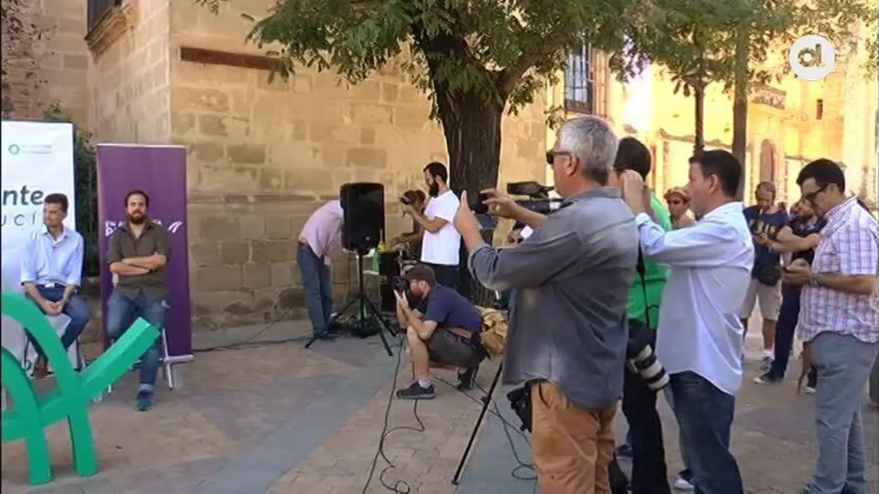 Podemos e IU presentan su proyecto para ir juntos a las municipales