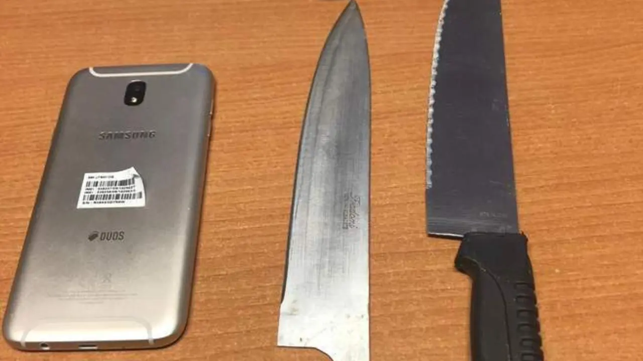las armas utilizadas. - VM