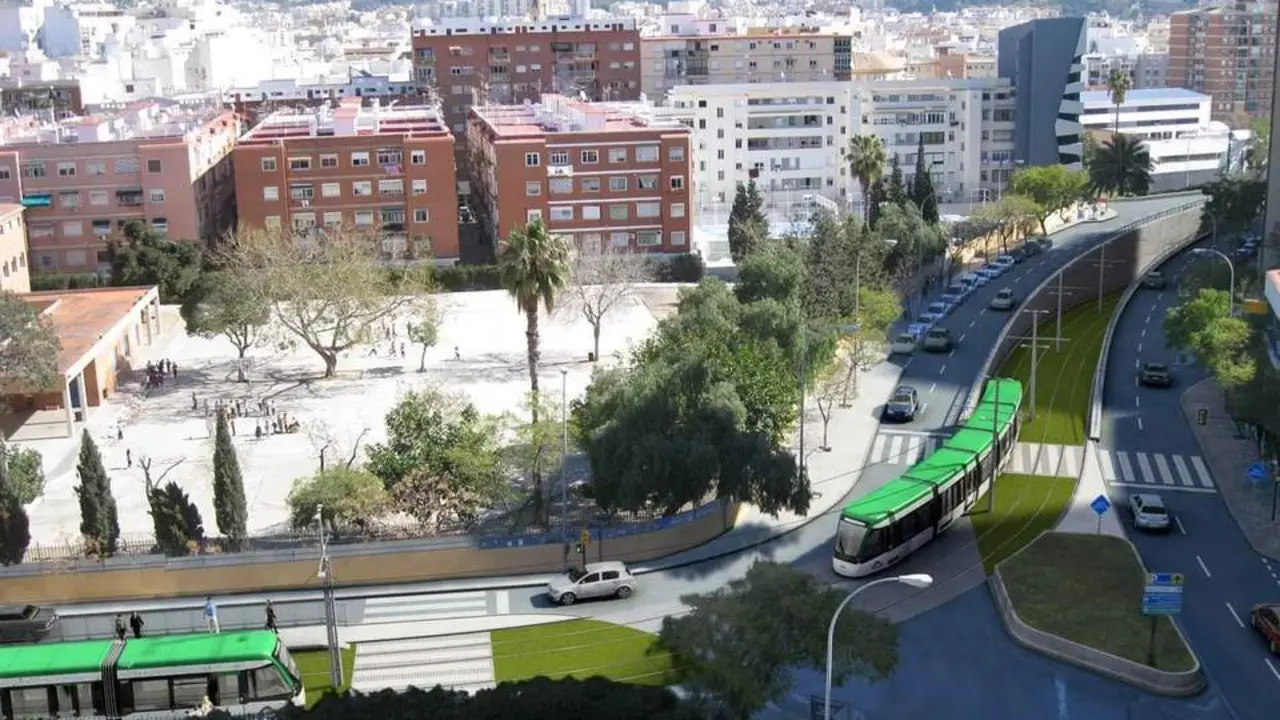 Maqueta del posible recorrido de la ampliaci&oacute;n de la l&iacute;nea 2 del metro. - VM.