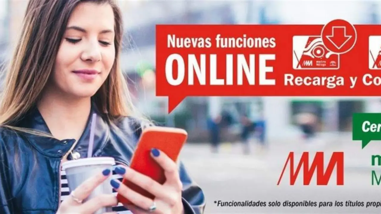 Cartel de las novedad del Metro de M&aacute;laga. - VM