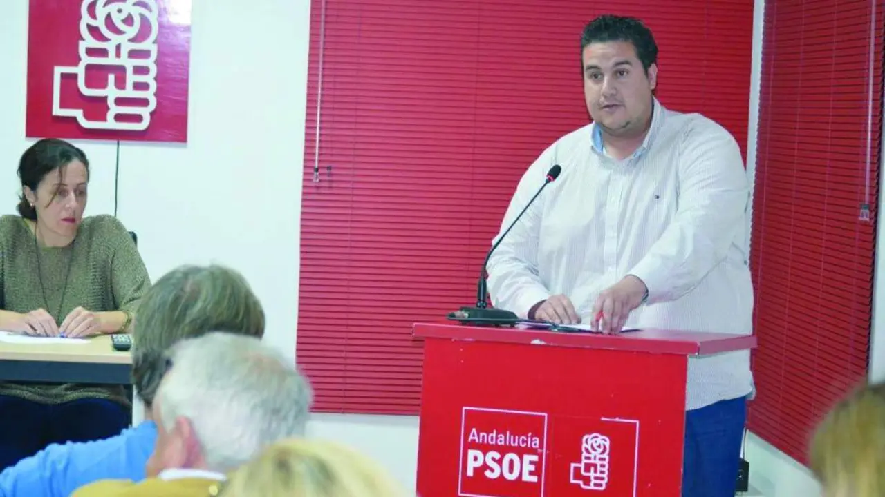 Manuel Garc&iacute;a, portavoz del Grupo Municipal Socialista en Marbella. - V.M.