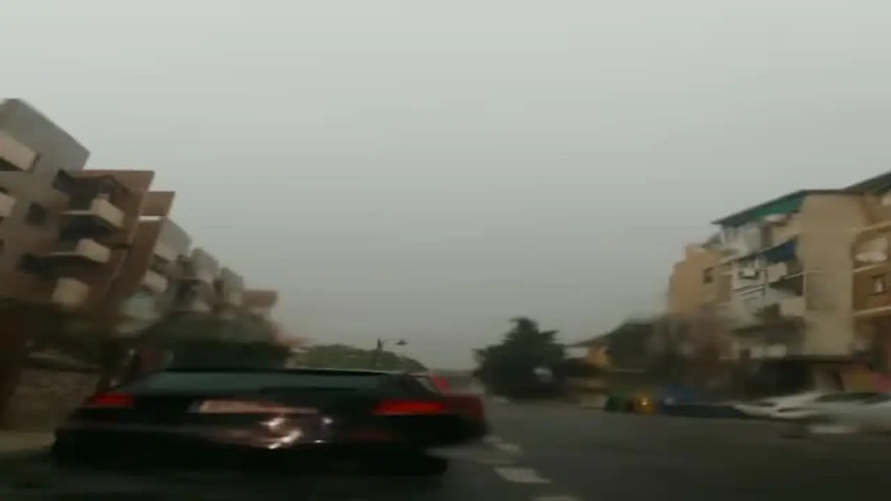 Destrozos por un rayo en la ultima planta de un edifico en M&aacute;laga