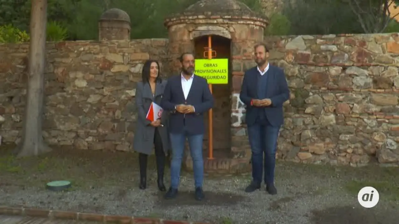 Cs exige medidas urgentes para evitar nuevos derrumbes en Gibralfaro
