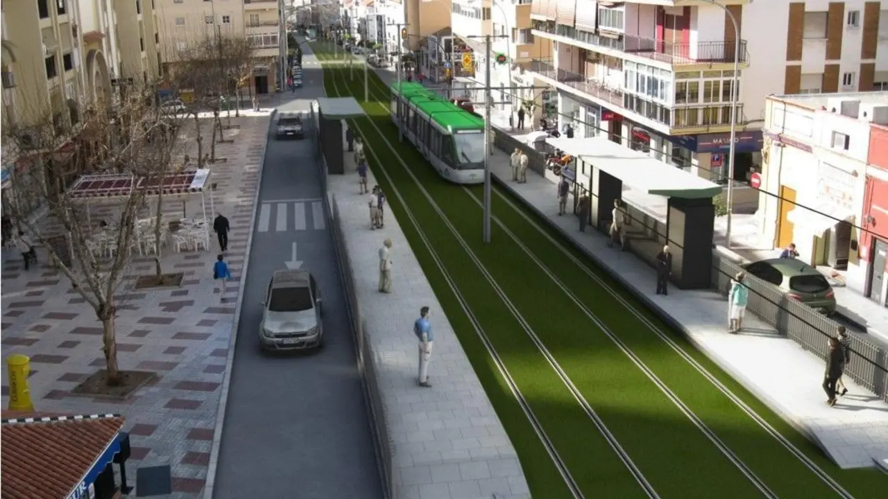 maqueta metro hacia el hospital civil. - vm
