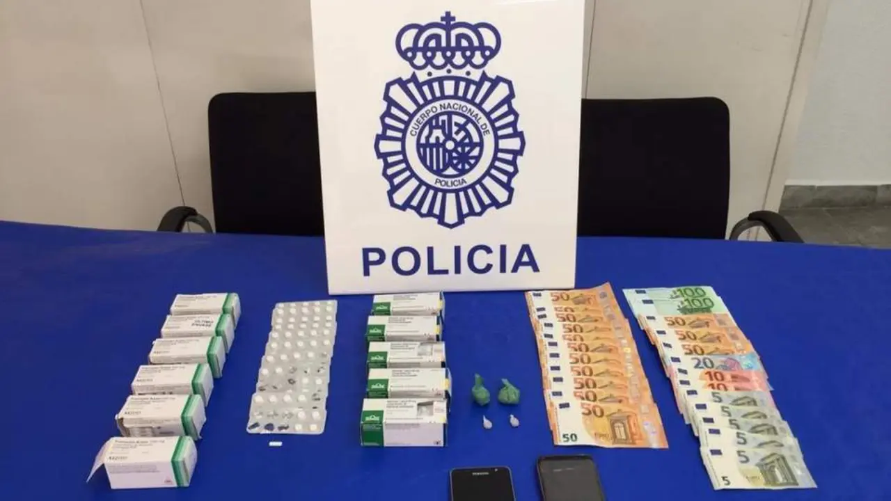material incautado por la polic&iacute;a nacional. - cnp