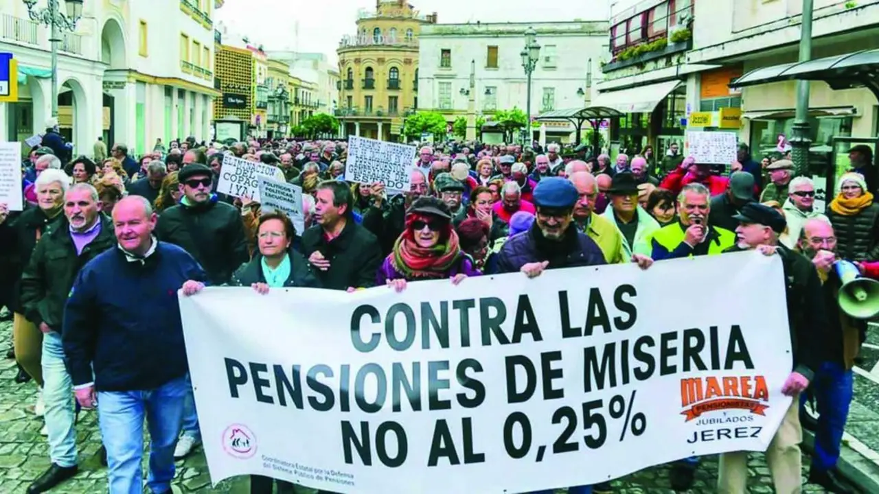 Una imagen de archivo de otra manifestaci&oacute;n.  - Cristo Garc&iacute;a
