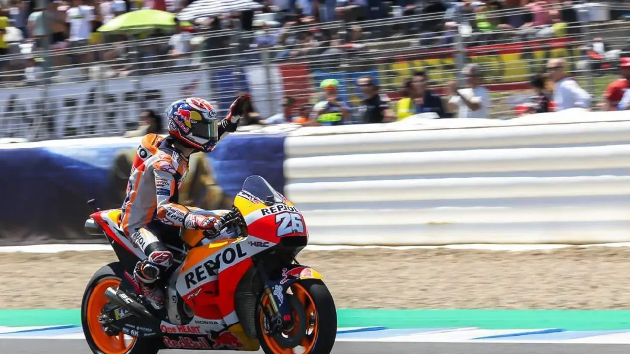 Dani Pedrosa en el Circuito de Jerez - Cristo Garc&iacute;a