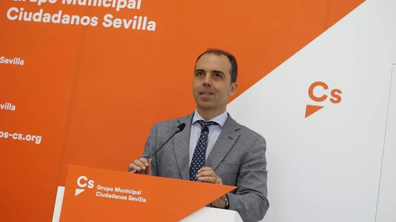Javier Mill&aacute;n, portavoz de Cs en Ayuntamiento de Sevilla. - Cs