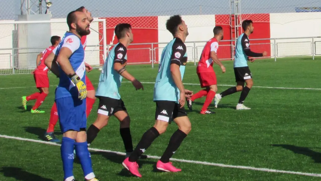 El portero Crist&oacute;fer en el amistoso ante el Atl&eacute;tico Sanluque&ntilde;o - Ra&uacute;l J. Bustillos