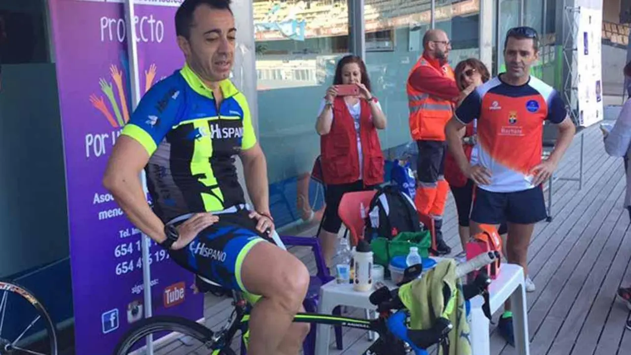 Nuestro Ultraman en otro de sus retos.  - Viva Jerez