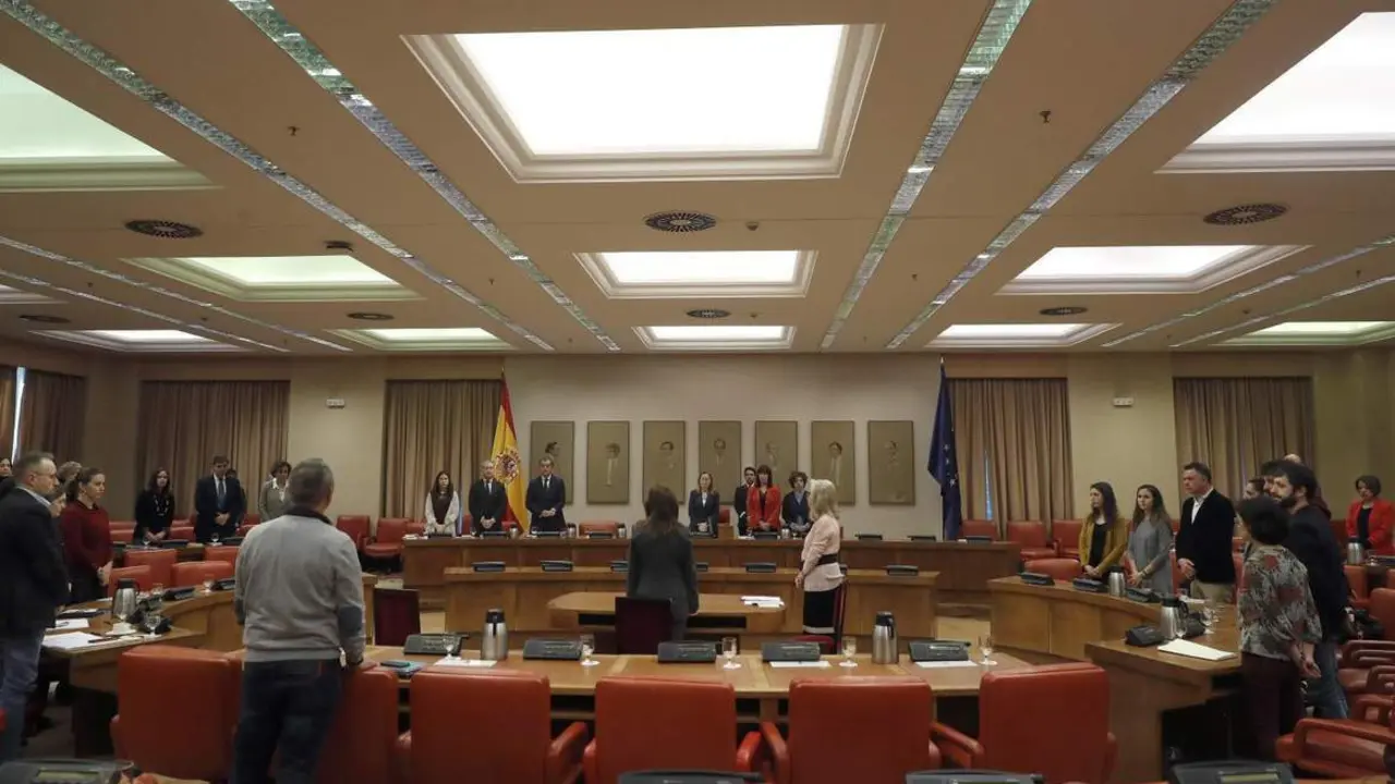 Homenaje a Julen en el Congreso. - EFE