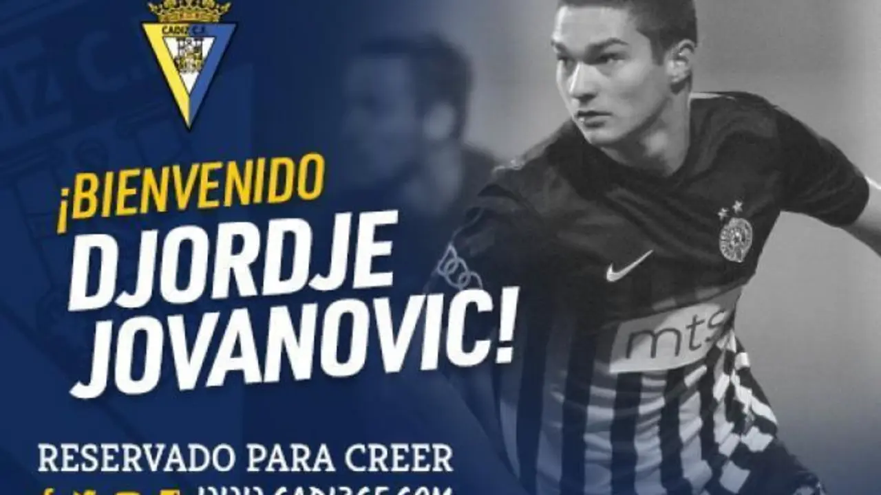 Djordje Jovanovic - C&aacute;diz CF