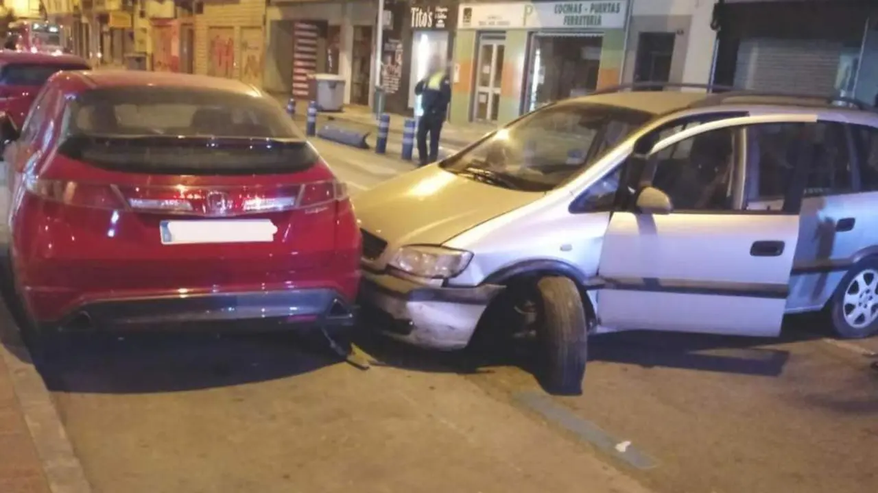 accidente en M&aacute;laga sin heridos. - naomi s&aacute;nchez