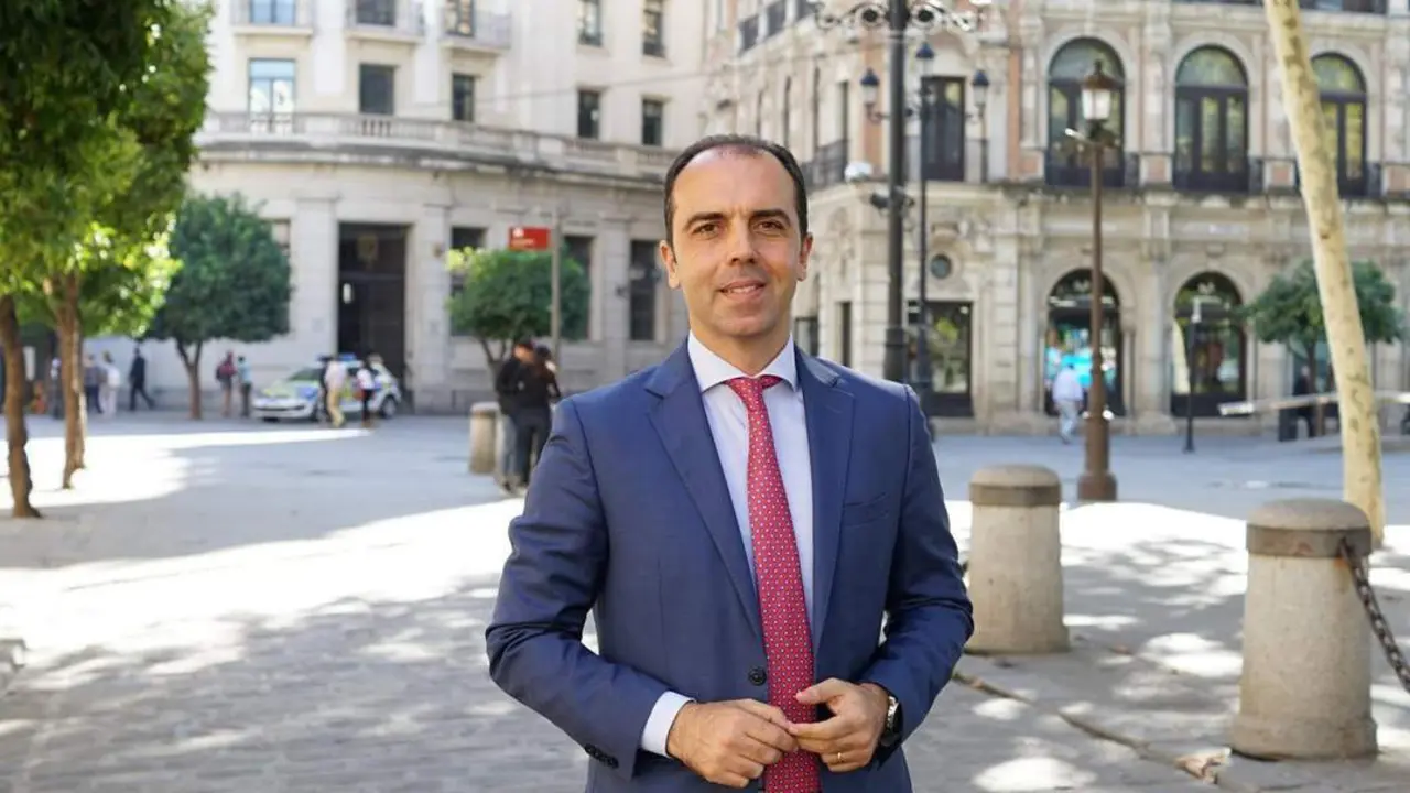 Javier Mill&aacute;n, portavoz de Cs en el Ayuntamiento de Sevilla. - Cs