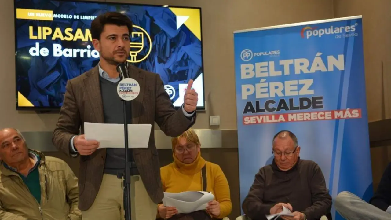 Beltr&aacute;n P&eacute;rez, en rueda de prensa. - PP