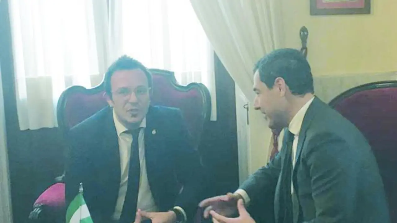 Reuni&oacute;n en Alcald&iacute;a con Moreno Bonilla. - EC