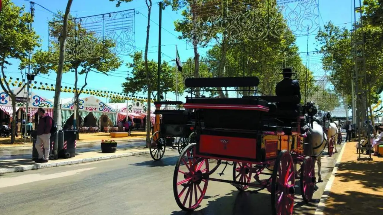 La Feria de El Puerto. - AI
