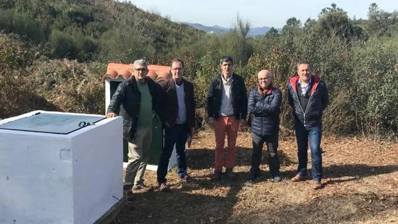 Visita sondeos Galaroza. - VH