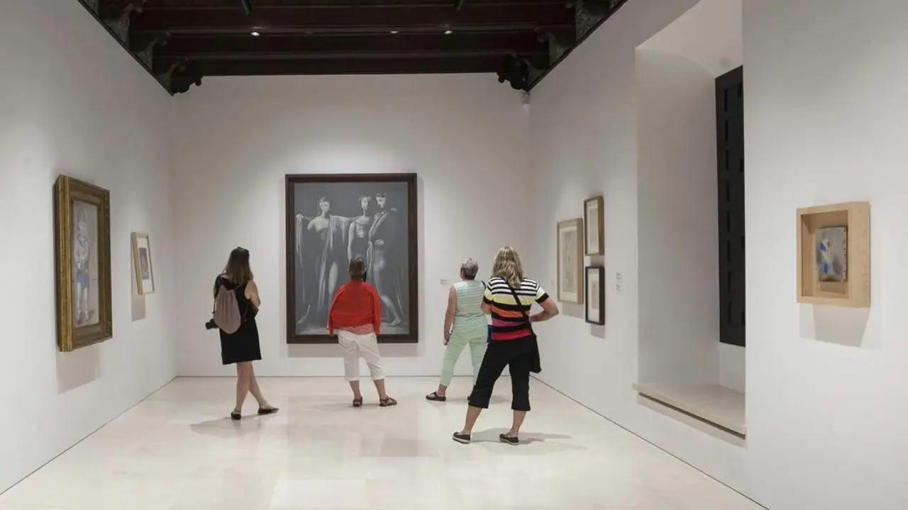 Visitantes en el museo. - Museo Picasso