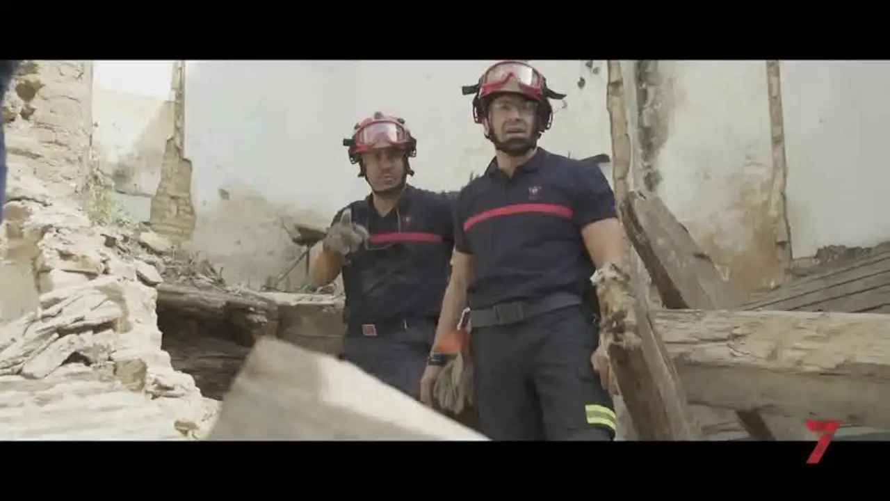Simulacro de rescate de la Unidad Canina de Huelva