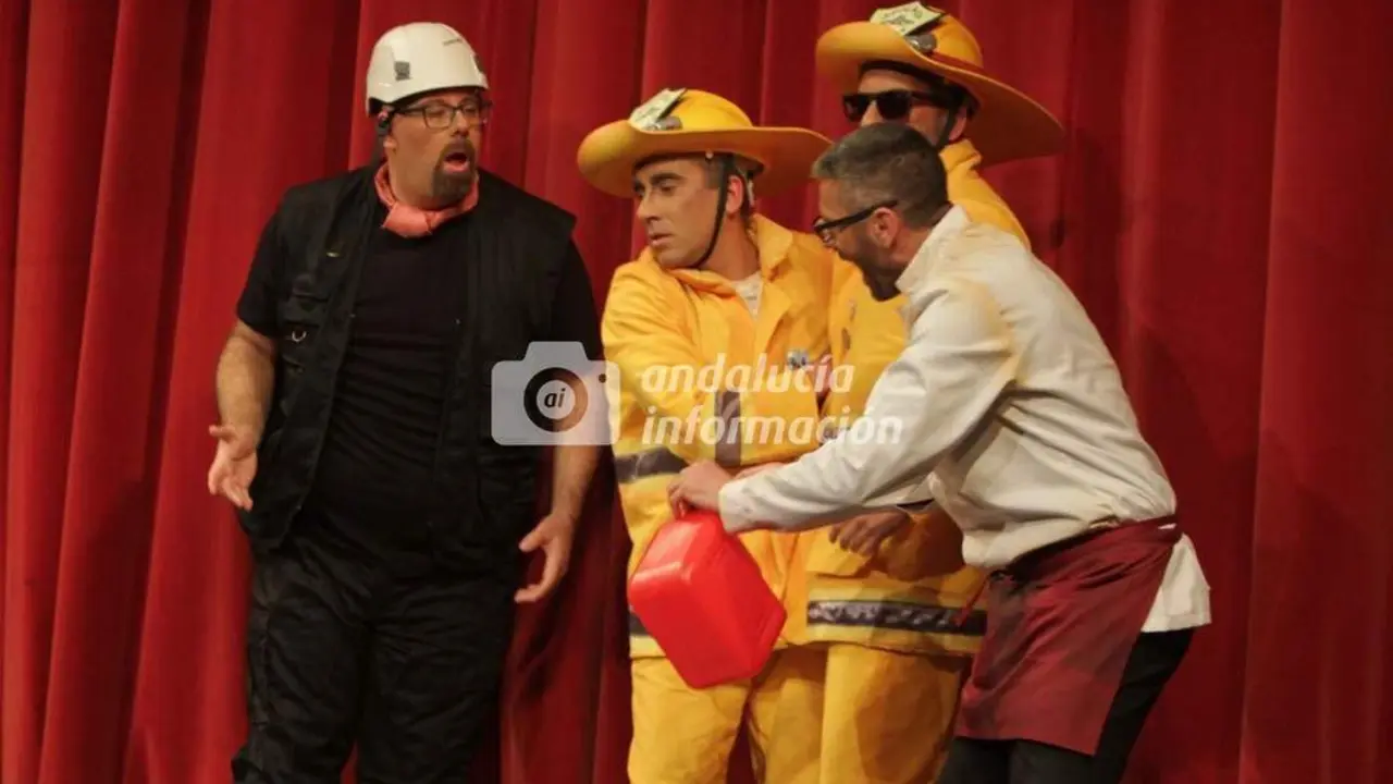 El Falla incendiado, literalmente