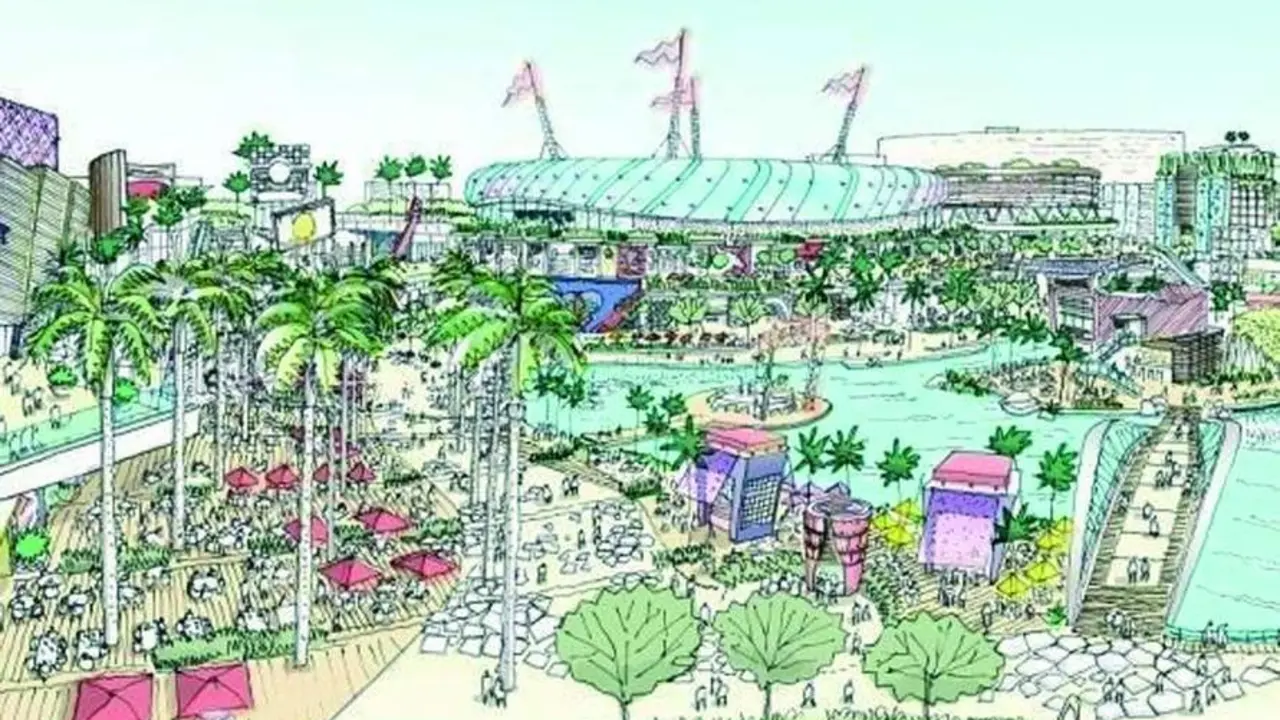 Recreaci&oacute;n del futuro centro comercial y de ocio de Torremolinos. - V.M.