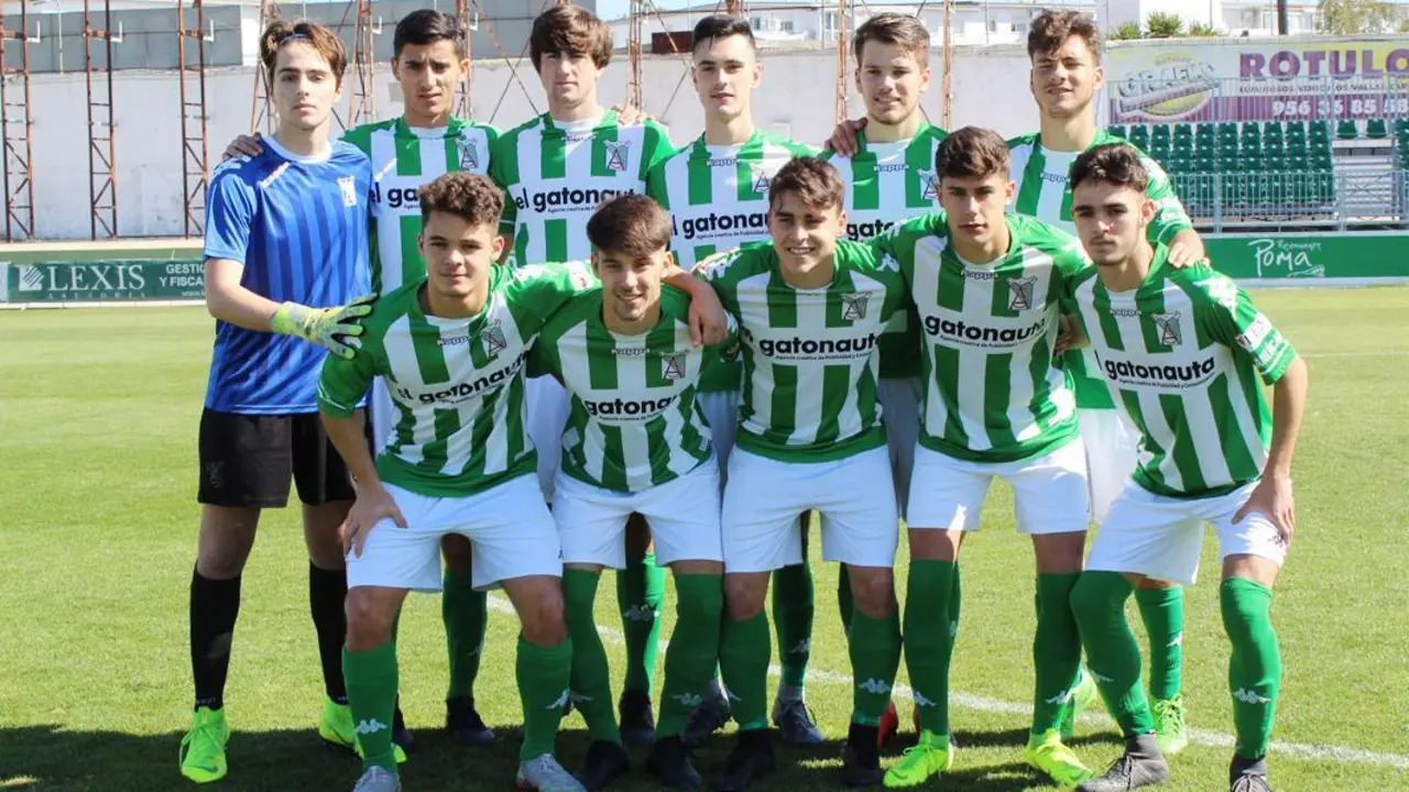 Once inicial que present&oacute; el equipo juvenil A del Atl&eacute;tico Sanluque&ntilde;o - Ra&uacute;l J. Bustillos