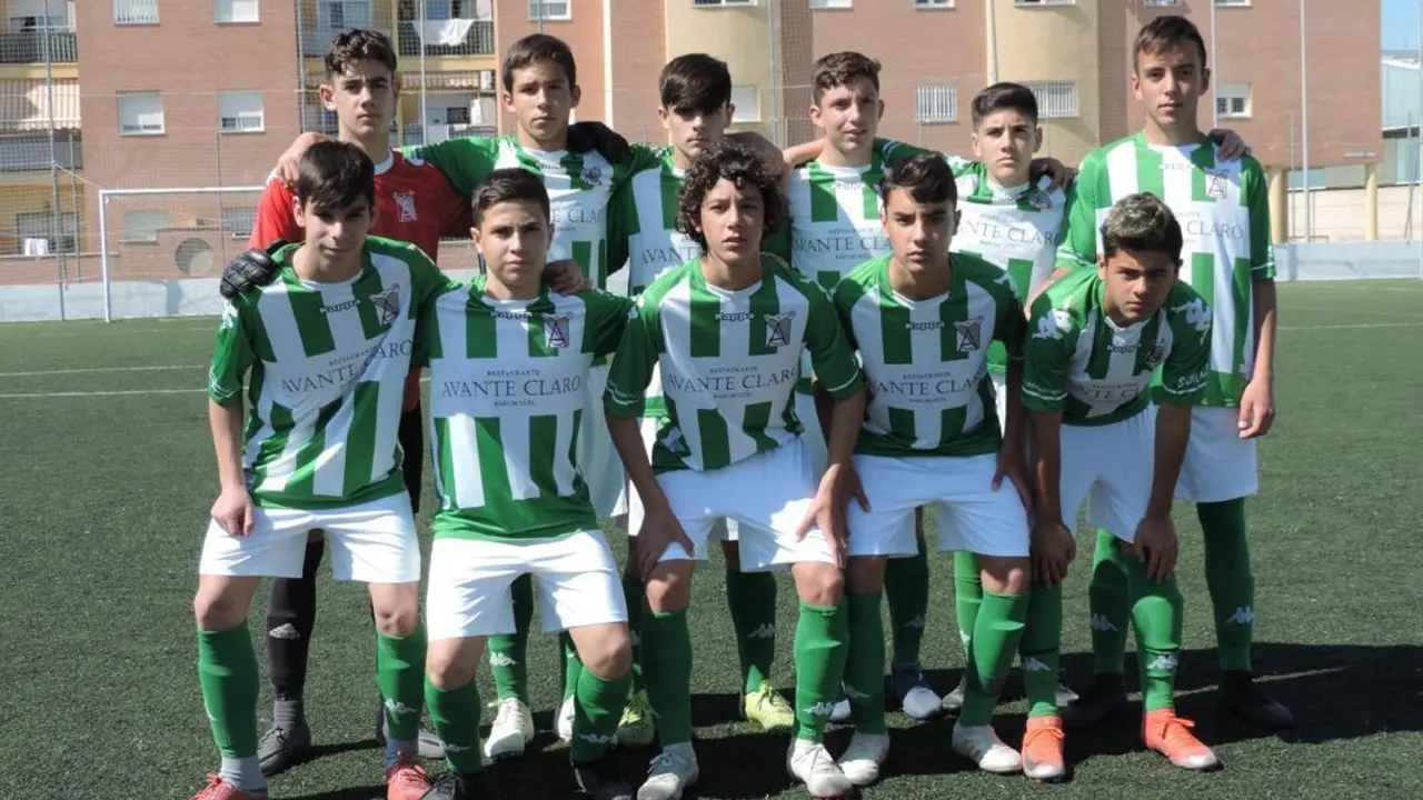 Once inicial que present&oacute; el equipo infantil del Atl&eacute;tico Sanluque&ntilde;o - Ra&uacute;l J. Bustillos
